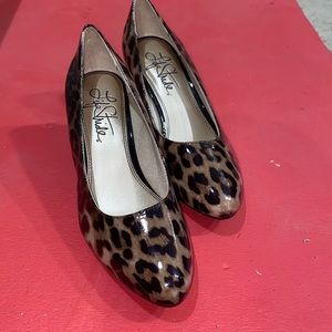COPY - Life stride cheetah print heels